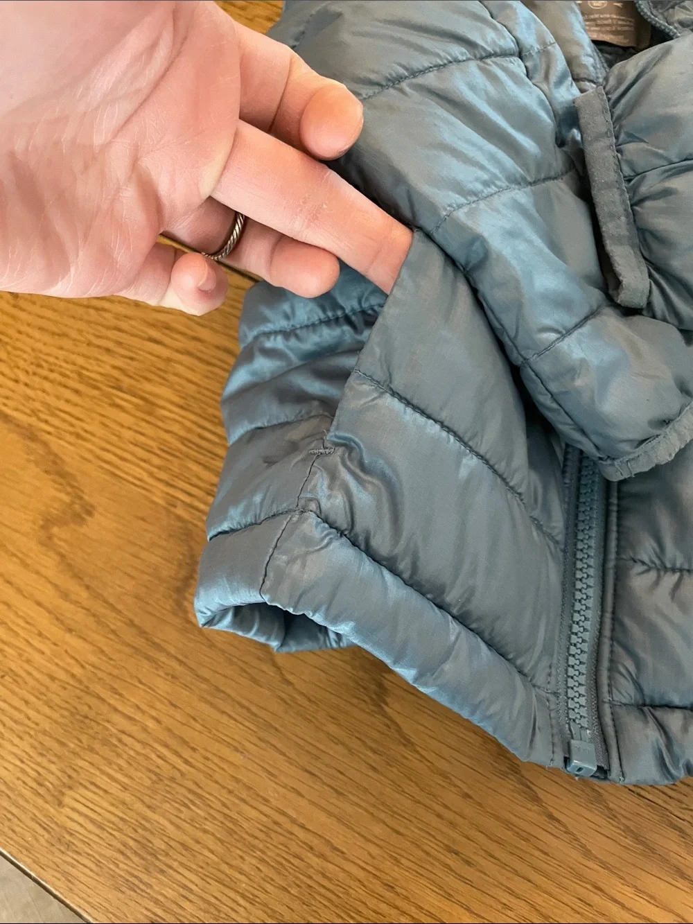 Primark Blue Hooded Puffer Jacket for Infant 18-24 months #203